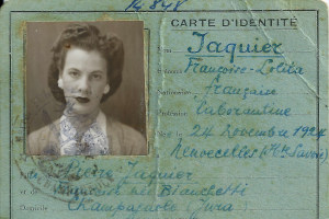 Fausse carte d’identité de Victoria Cordier (1944)